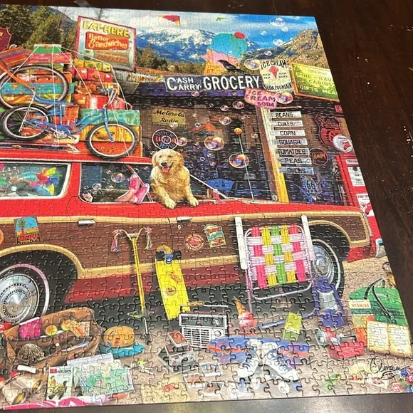 Buffalo Aimee Stewart Family Vacation 2000 Piece Puzzle. Complete. - Picture 4 of 6